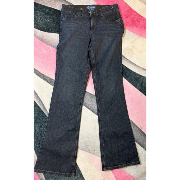 Democracy Denim - Democracy Ab solution Bootcut Jeans Dark Wash Indigo Denim Size 10